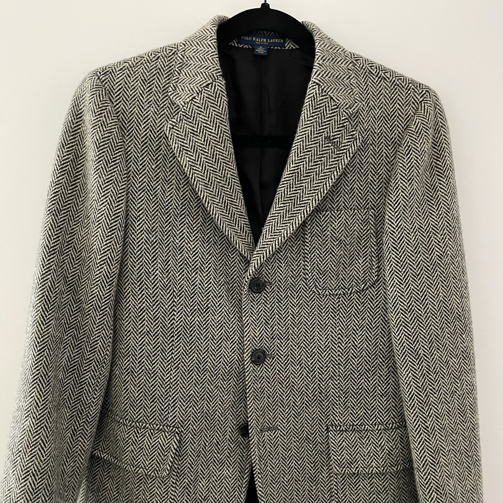 Boys' Wool Blend Herringbone Tweed Sport Coat
Boys size 14